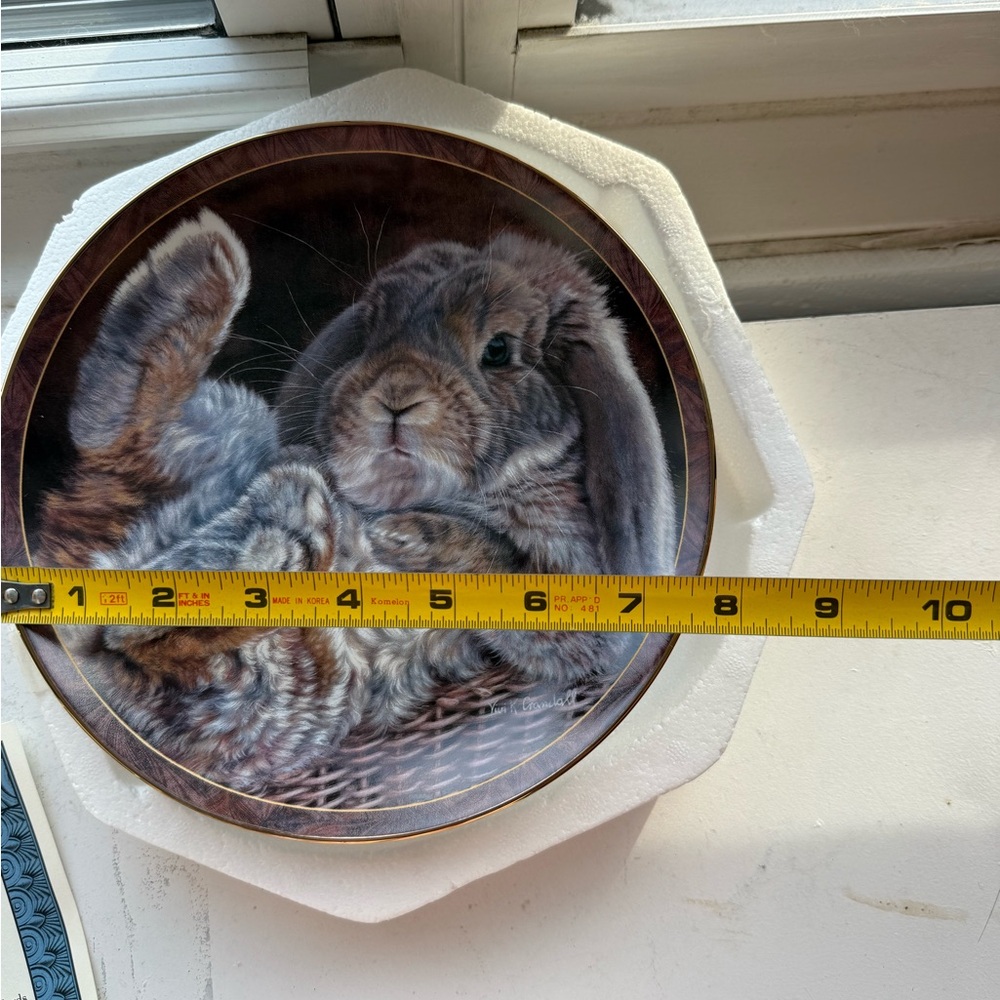 Decorative Rabbit Plate - Picture 5 of 5